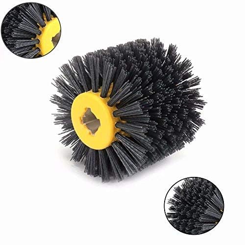 SIGNI Abrasive Nylon Drawing Wheel Drum Burnishing Polishing Brush for wooden furniture floor polishing 120X100mm 600 Grit 1pack - Image 5